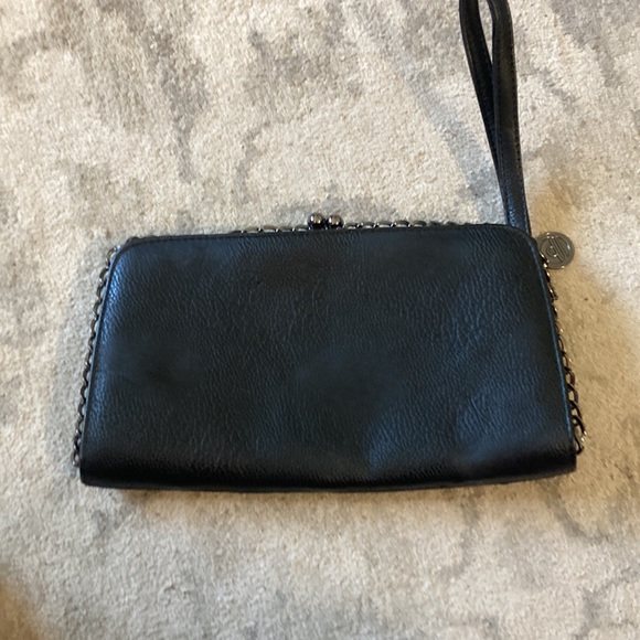 Big Buddha black wristlet clutch purse - Picture 2 of 4